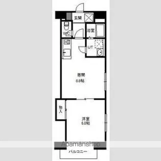 カノントヨヒラ【301号室】の間取り