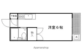 コーポ脇【306号室】の間取り
