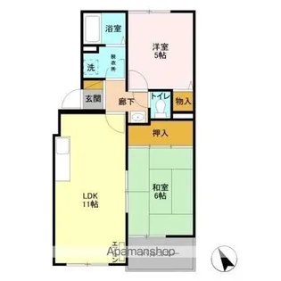 メゾンセピア C【1階】の間取り