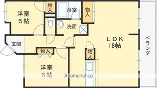 ガーデンシティ長田【9階】の間取り