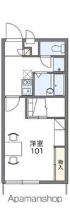 レオパレスK.SⅡ【206号室】の間取り