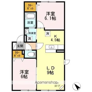 メゾンド ペール【2階】の間取り