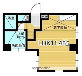 メゾンドブランシュ南林寺【2階】の間取り