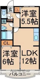 グレースマンションフジ【3階】の間取り