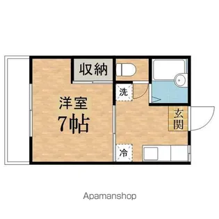 コーポサンライズA【201号室】の間取り