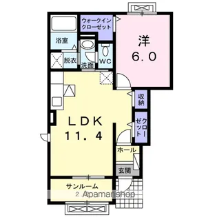 アンセリアⅣ【1階】の間取り