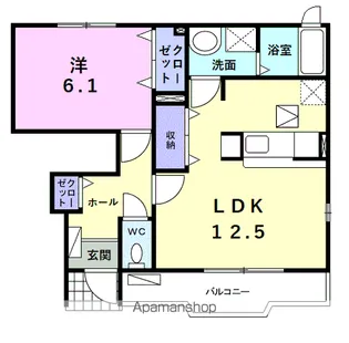 マライカⅡ【1階】の間取り