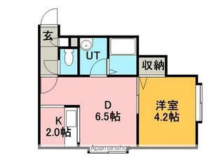 ヴィラージュ手稲本町【2階】の間取り