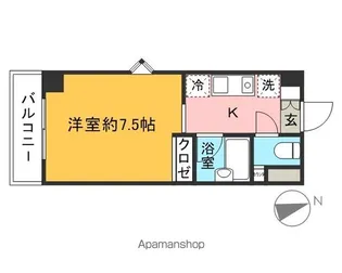 第1新井マンション【4階】の間取り