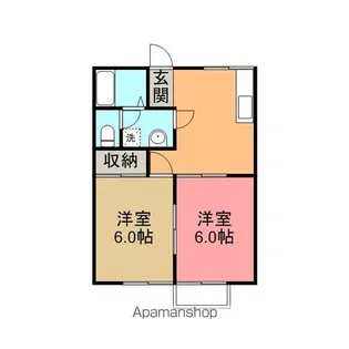 フェアステージたけだ【201号室】の間取り