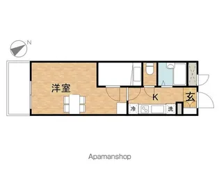レオパレス大和田【1階】の間取り