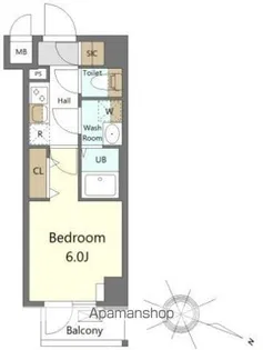 S−RESIDENCE横濱吉野町BURGEON【3階】の間取り