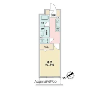 レオ四拾八番館【3階】の間取り