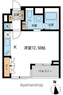 レジデンス白金コローレ【3階】の間取り