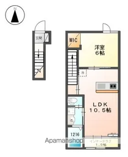 グランディールTS【2階】の間取り