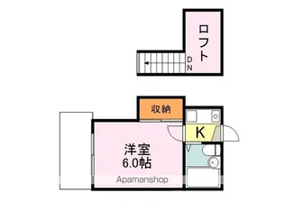 クオーレ皆実【1階】の間取り