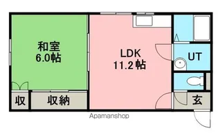 コーポさわむら【3階】の間取り