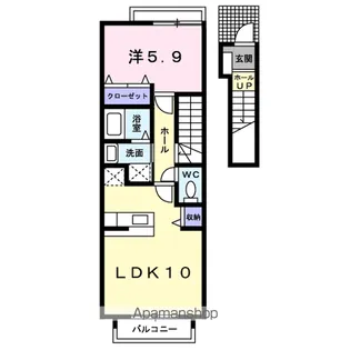 プロムナード・ソレイユ・ソラ【2階】の間取り