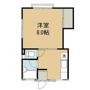 K&M加賀野【105号室】の間取り