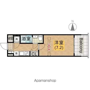 アドバンス上町台グレイス【12階】の間取り