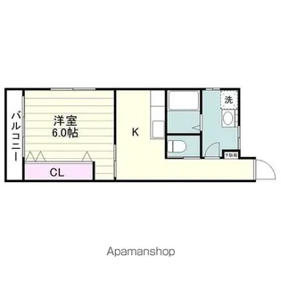 国澤ビル【201号室】の間取り