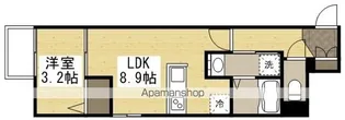 月光 岡山旭東町【1階】の間取り