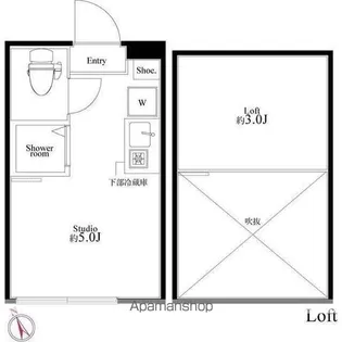ハーモニーテラス南池袋Ⅲ【2階】の間取り