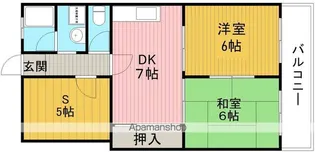 ミダスハイツ【4階】の間取り