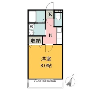 グレイシス【203号室】の間取り