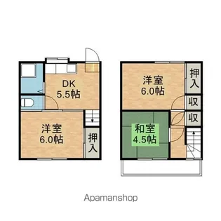 カーペンターハウス6号館【2階】の間取り