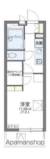 レオパレスバレー リバー【3階】の間取り