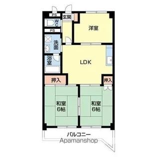 第三近藤ビル【2階】の間取り