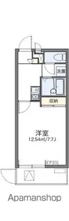 レオパレス拓亀島【1階】の間取り