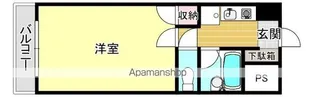 ロマネスク城南第2【6階】の間取り