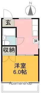 黒潮マンション【203号室】の間取り