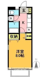 デリアス赤堤【203号室】の間取り