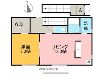 ラ・プペ【2階】の間取り