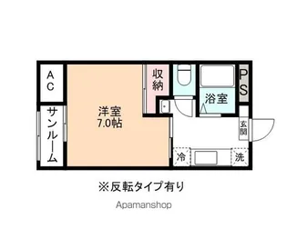 グリーンヒルズ1号館【412号室】の間取り