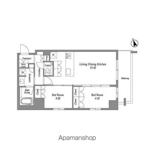 ENETIAL代官山【9階】の間取り