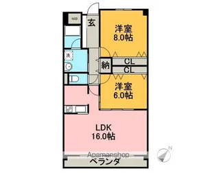 マーブル音羽館【12階】の間取り