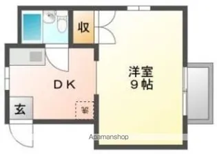 サンキュ藍住【102号室】の間取り