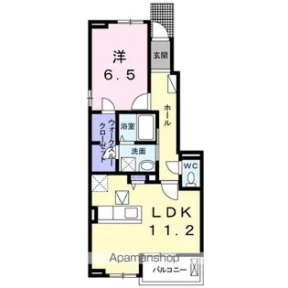 フォーリスト ガーデンN A【1階】の間取り