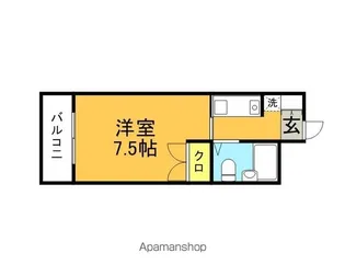 ビブロス【703号室】の間取り