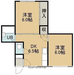 セントラルハイツ【402号室】の間取り