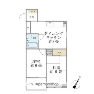 グレイスきよしヶ丘【3階】の間取り