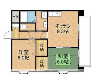ウノディアマンテ【6階】の間取り