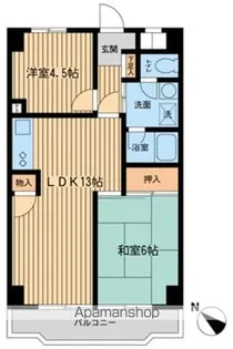 入間市駅前ビル【8階】の間取り