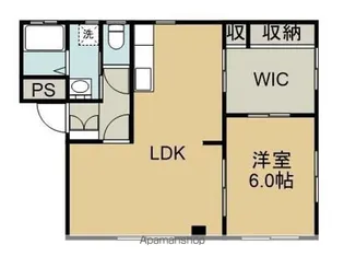 メゾンAKIRA【101号室】の間取り