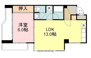 ラバレー富沢【4階】の間取り