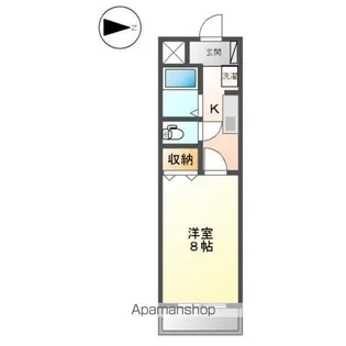 クリオコート【2階】の間取り